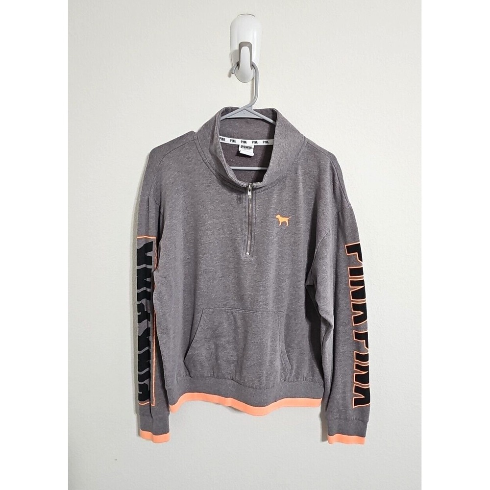 Victoria secret Pink Women's Jacket Gray Orange